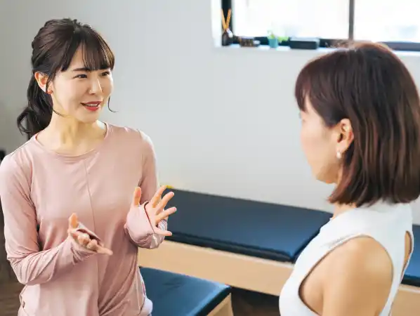 カウンセリング中の写真